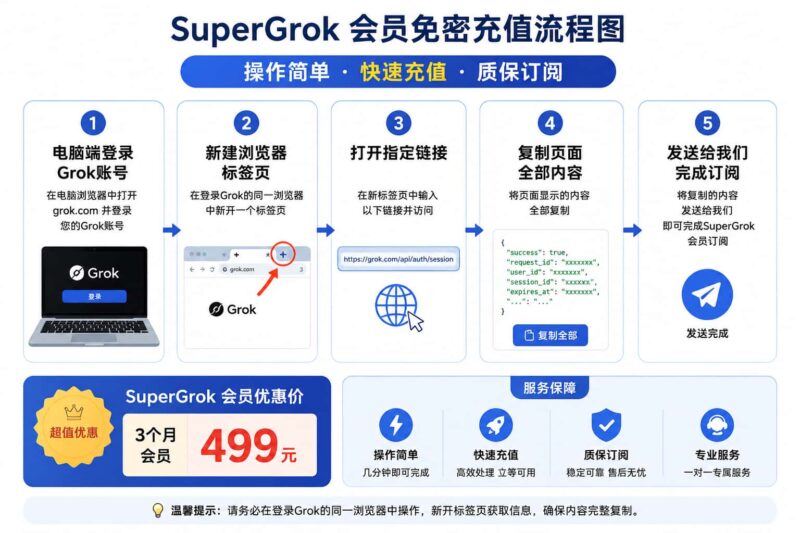 图片[1]-SuperGrok会员3个月优惠方案，稳定订阅更省心-订阅易