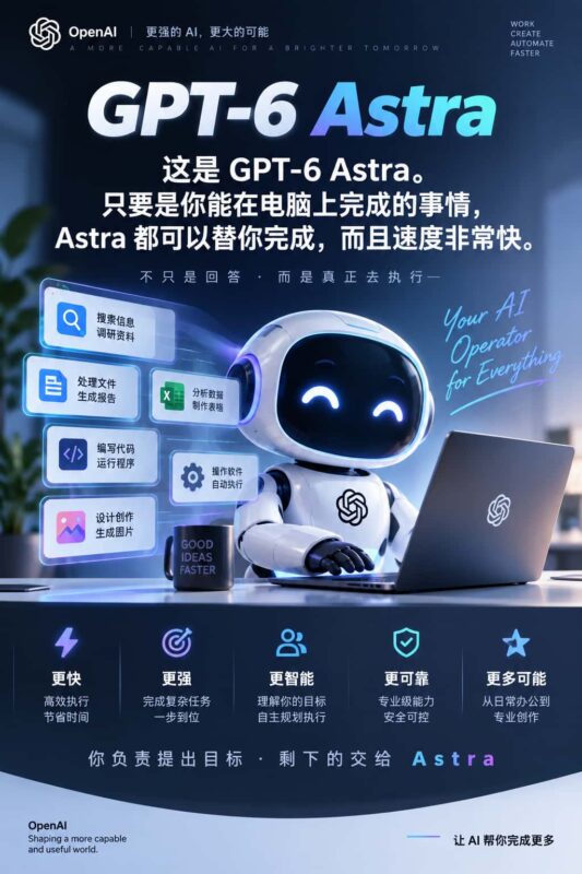 图片[1]-GPT-6 Astra：从回答到执行，AI正在进入执行时代-订阅易