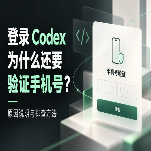 Codex为什么还要验证手机号？“电话号码是必填项”提示说明与处理方法-订阅易
